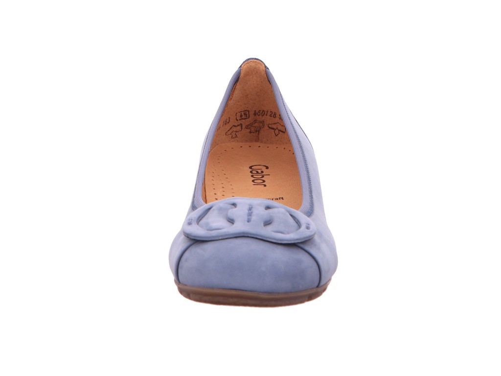 GABOR Ballerinas blau Gabor Fashion sportliche Ballerinas 44.1
