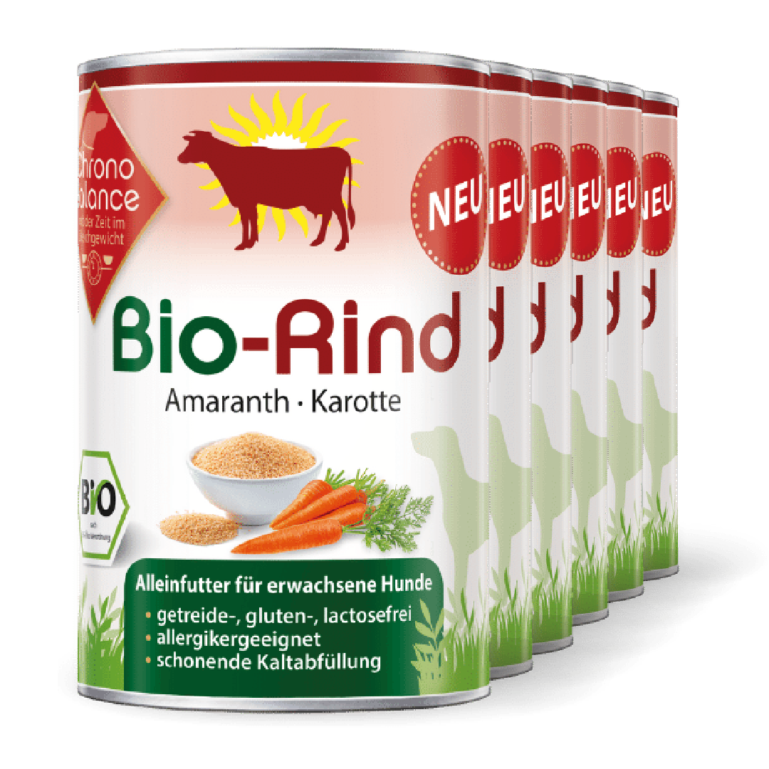ChronoBalance Hundenassfutter ChronoBalance Alleinfutter Rind mit Amaranth und Karotte 2,4 kg