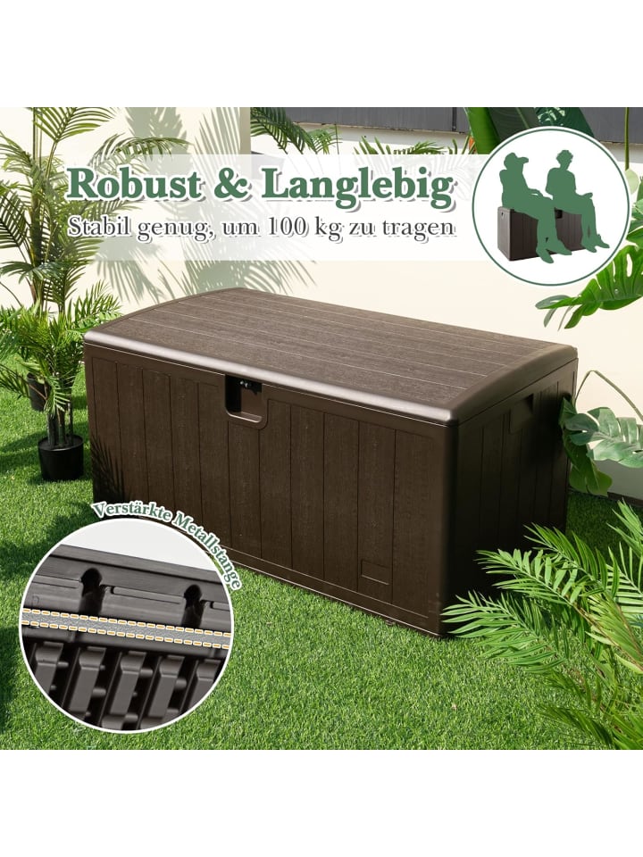 COSTWAY Gartenbox 492 L in Braun günstig kaufen onesize