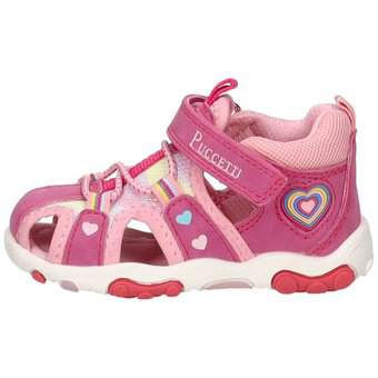 Puccetti Lauflern Sandale in pink