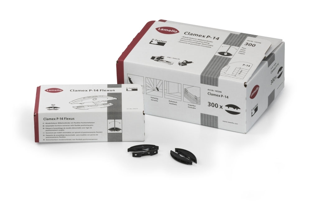 Lamello 145315 Clamex P-14 Flexus 80 pairs