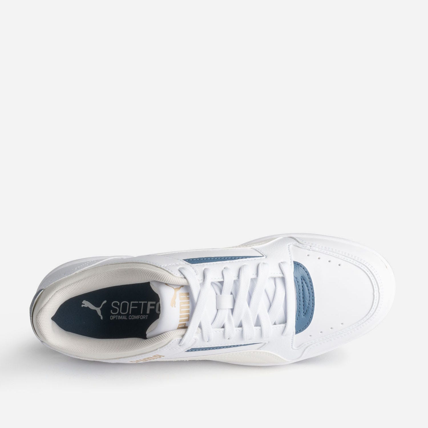 Tennis PUMA blanche détails bleus