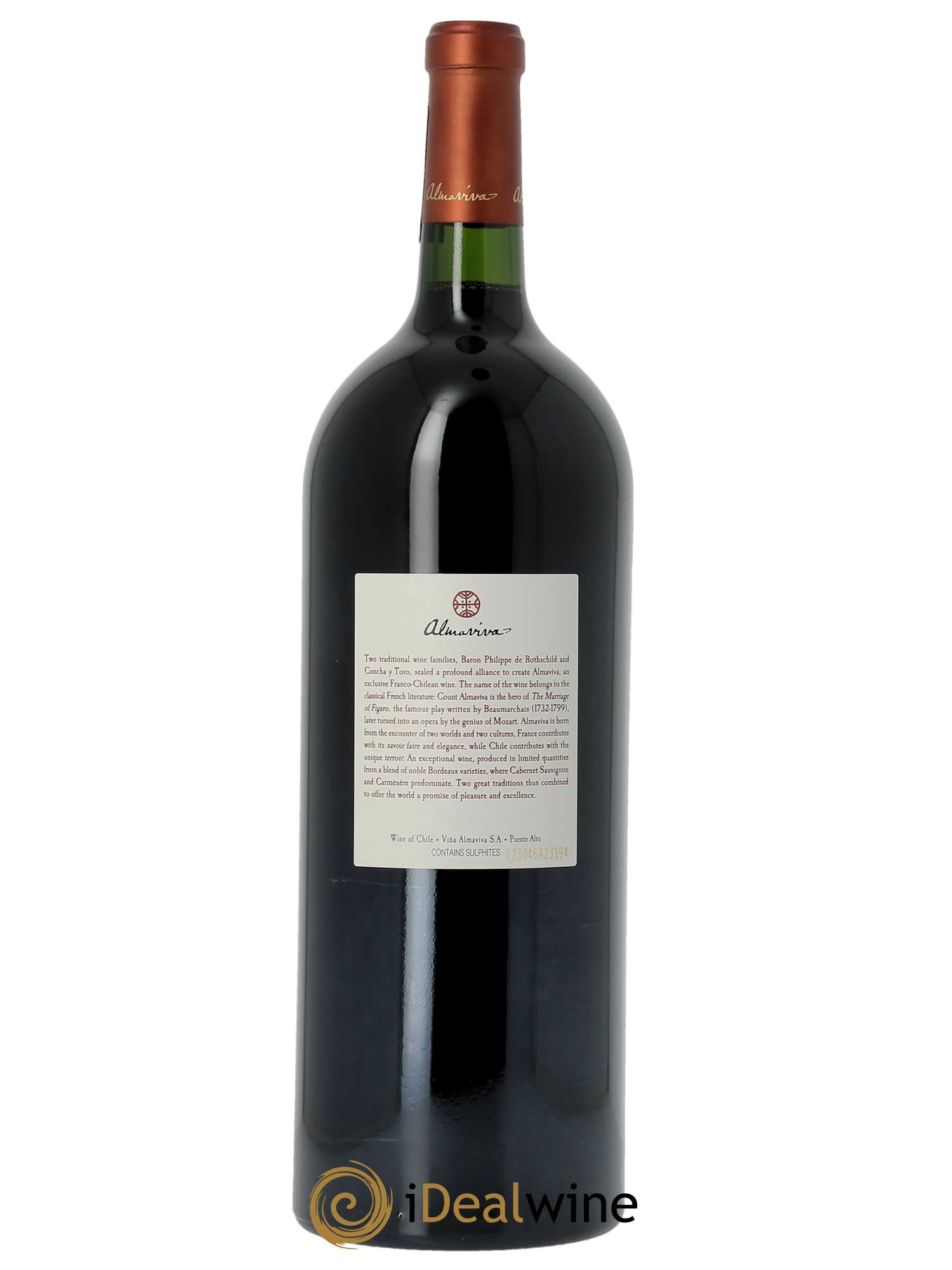 Chili Almaviva Baron P. de Rothschild Concha y Toro  2021 - Lot de 1 Magnum