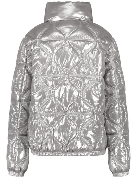 Outdoorjacke mit metallischem Finish