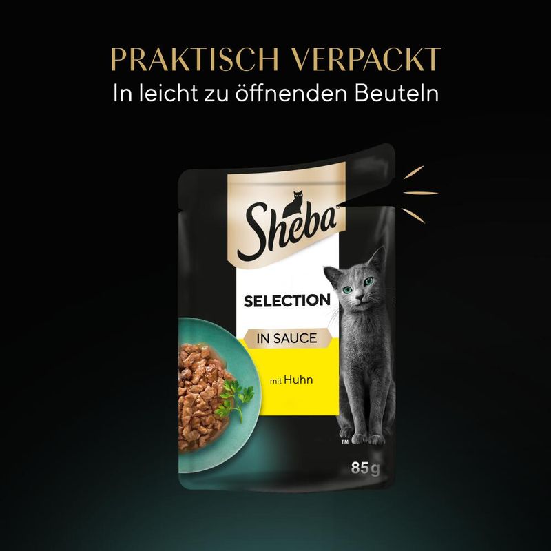Sparpaket Sheba Varietäten Frischebeutel 56 x 85 g