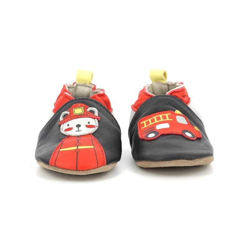 Chaussons cuir tannage vegetal Fireman