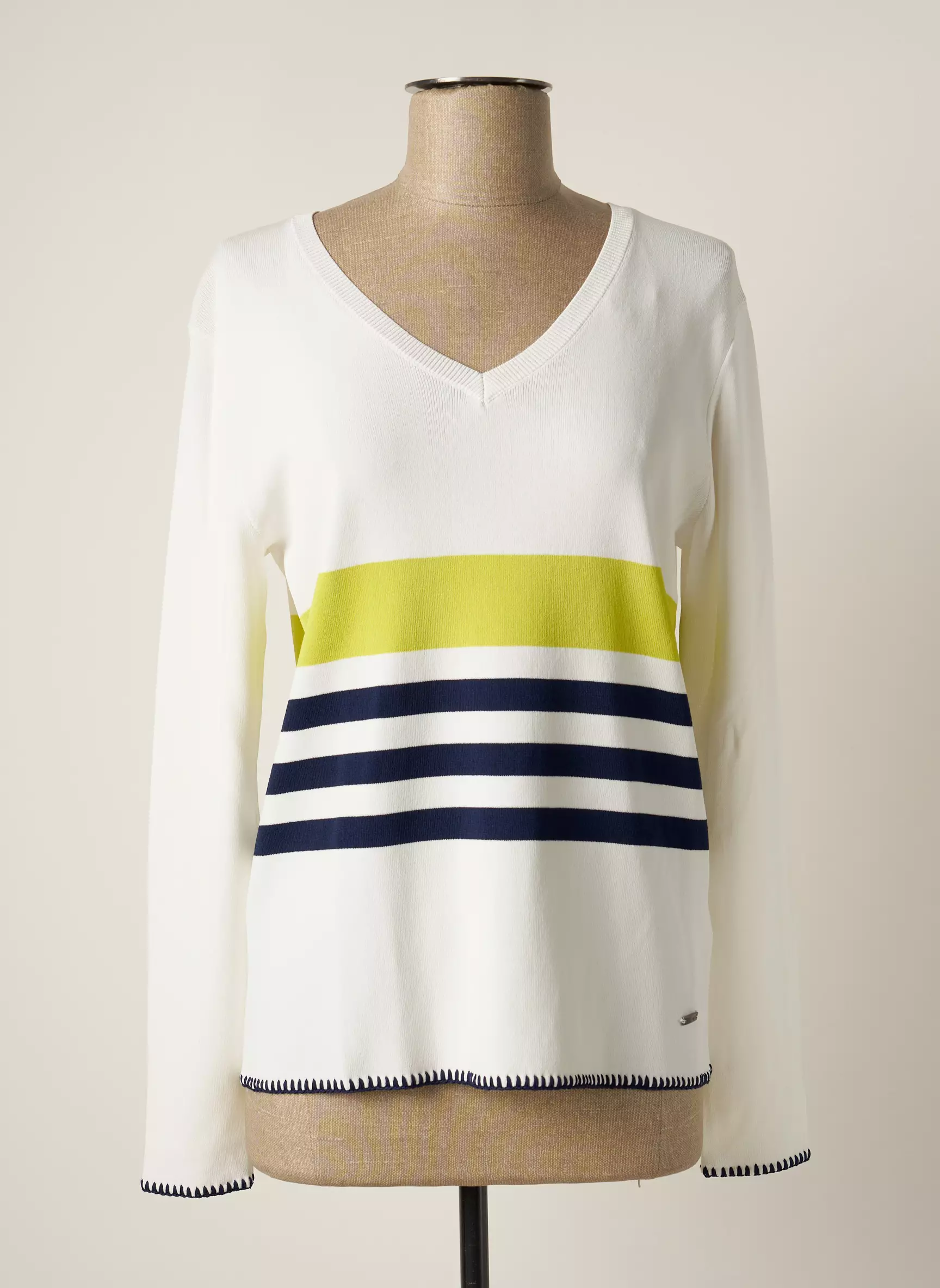 Felino Pulls Femme couleur blanc