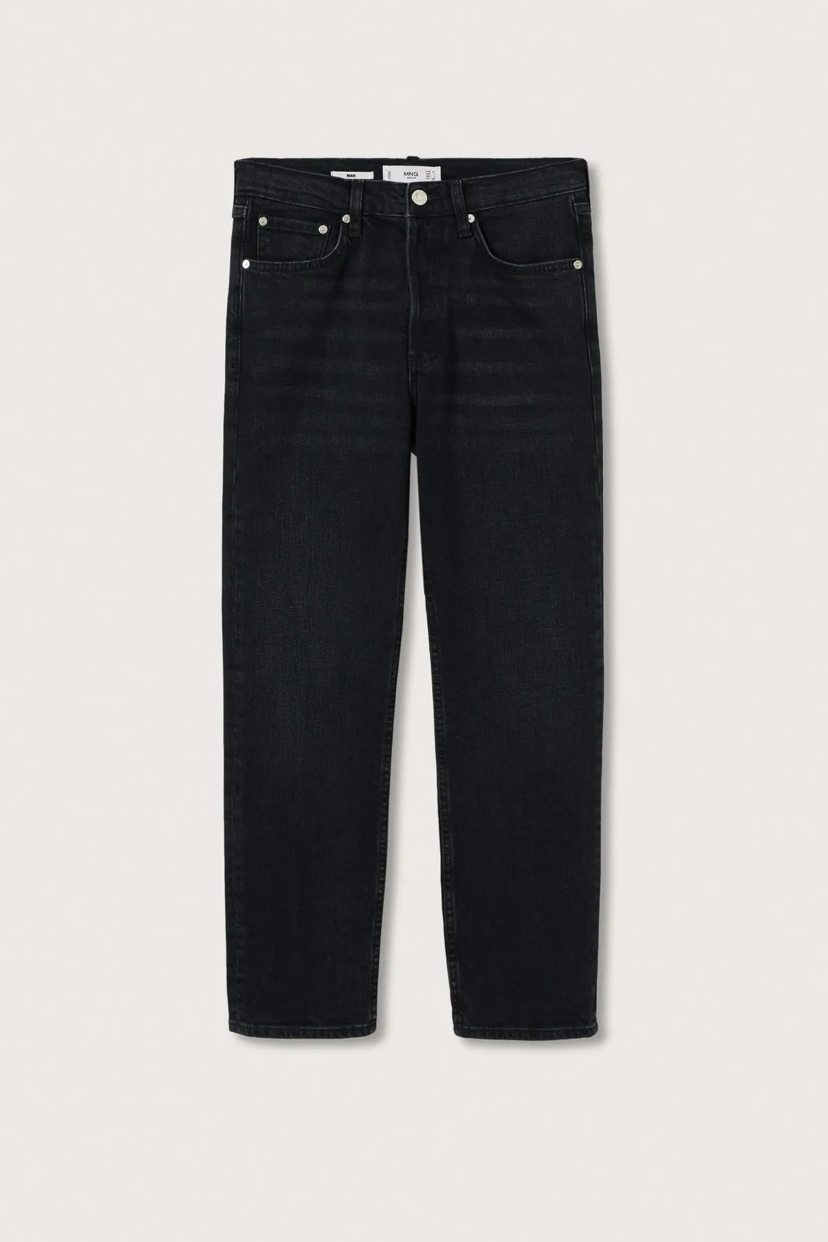 MANGO  Damenjeans aus schwarzem Denim 27091144