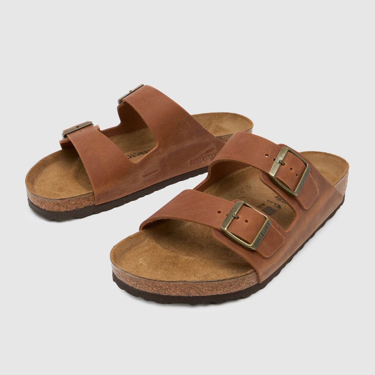 BIRKENSTOCK Arizona szandál konyakszínben
