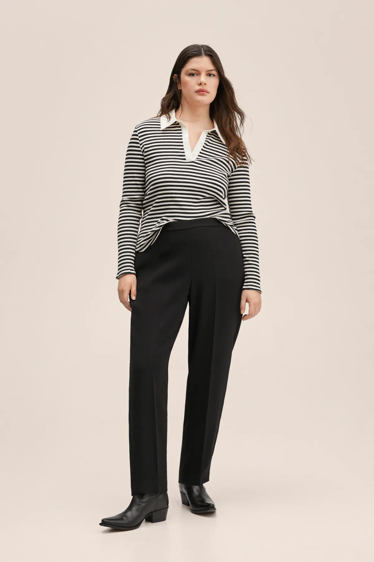 MANGO  27083262 Hosen und Leggings Schwarz