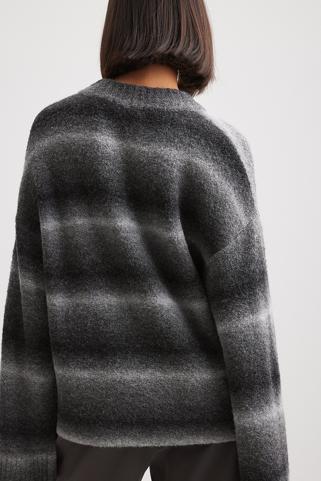 Oversized-Strickpullover mit Ombre-Effekt