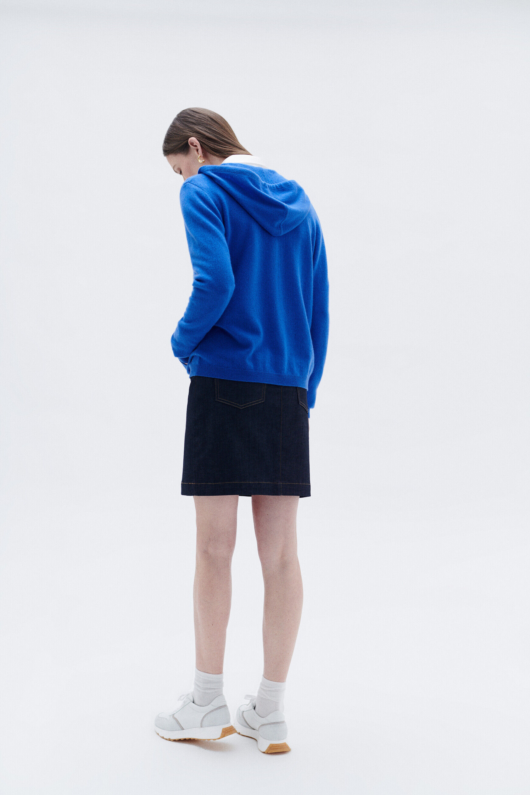 gilet basila bleu electrique femme