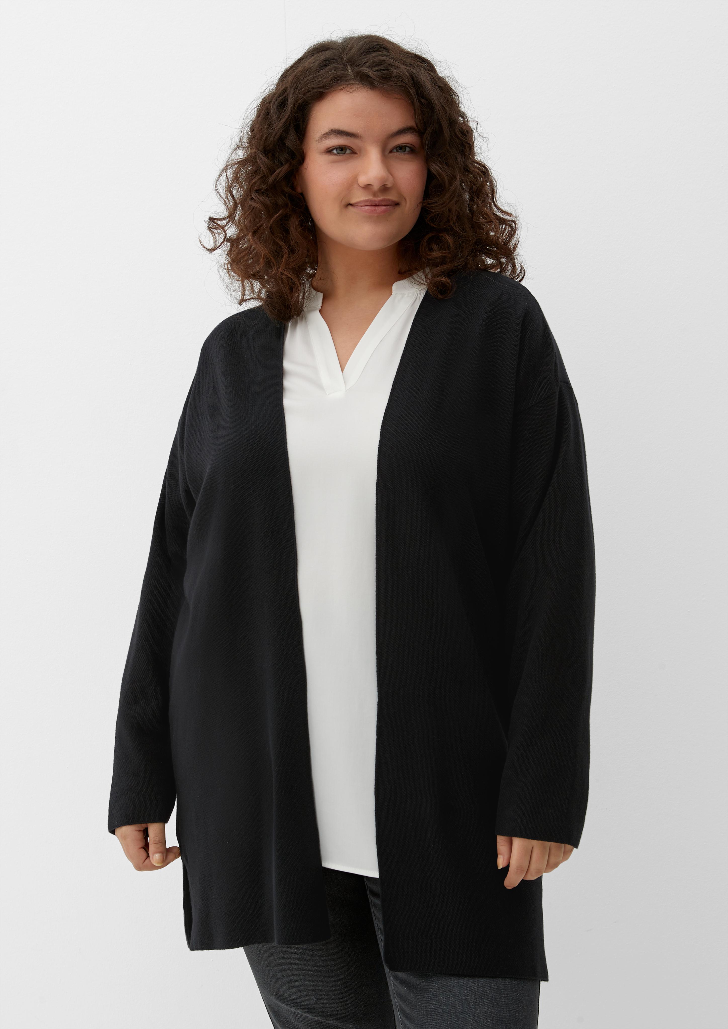 Oversized Longcardigan aus Baumwollstrick  2125533-9999