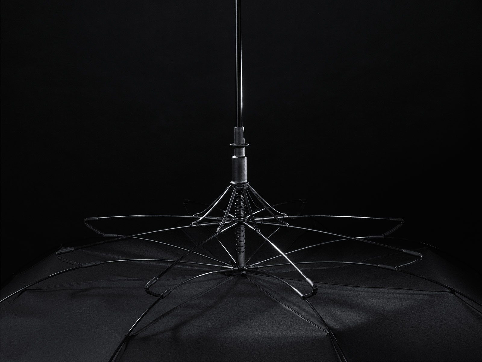 happy rain® selection Langregenschirm große, stabil, mit Auf-Automatik, Karo rot, windsicher durch revolutionäre Kinematic-Gelenke