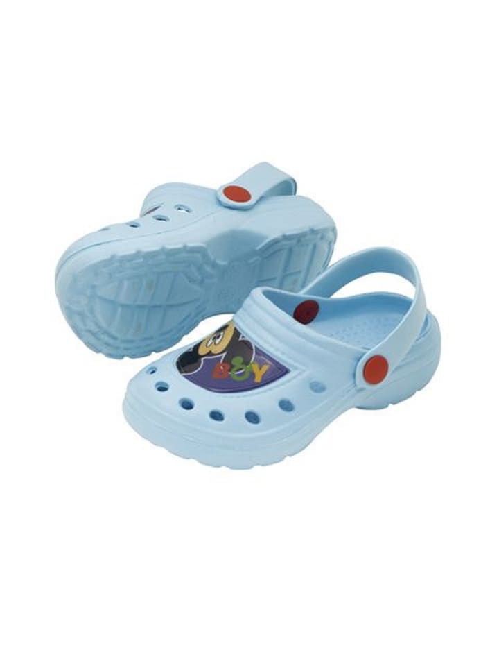 Disney Mickey Mouse Hausschuhe Clogs für Strand und Pool Rutschfeste Badesandalen in Blau günstig kaufen