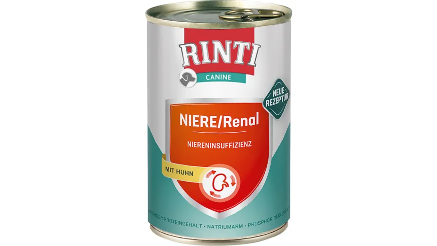 RINTI Hundenassfutter Canine  Niere / Renal Huhn 400 g