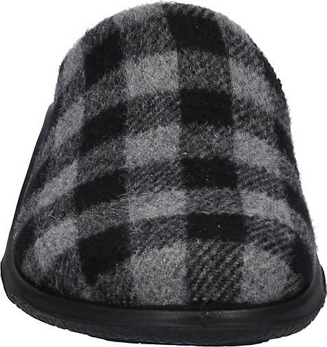 WESTLAND Hausschuh Roubaix 11, schwarz-weiss