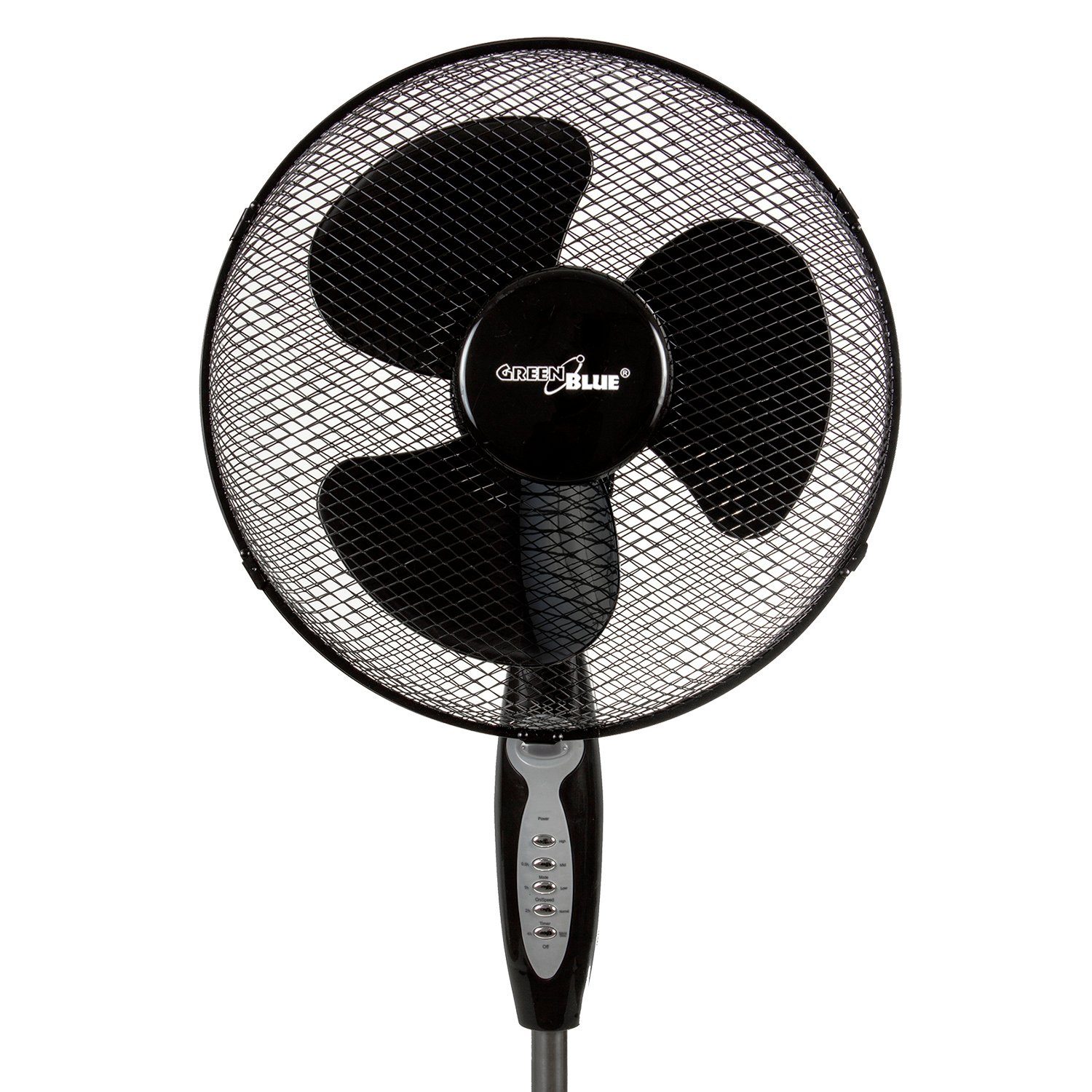 GreenBlue Standventilator GB580, mit Schwenkfunktion, Timer, 3 Betriebsmodi & Fernbedienung