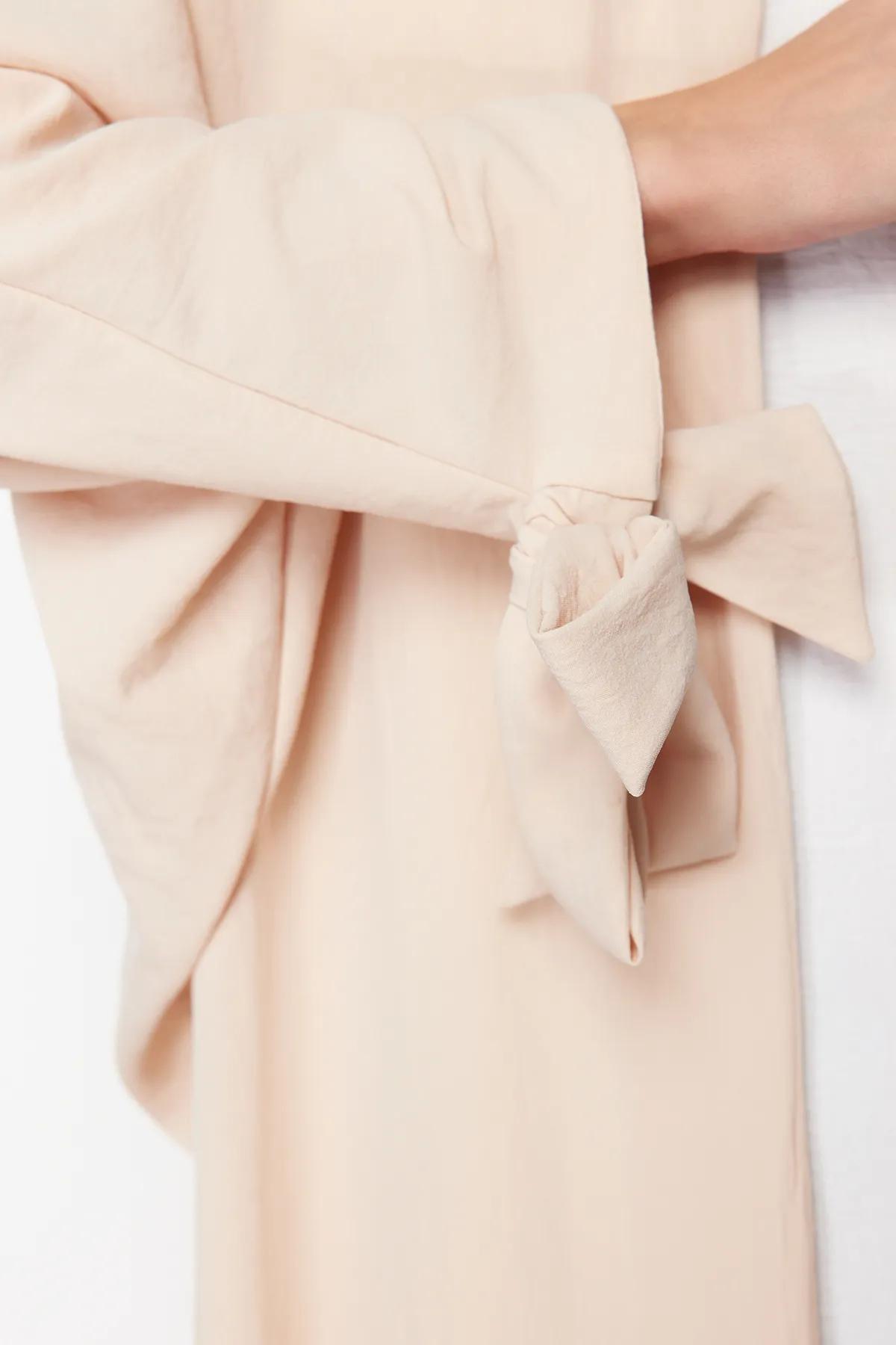 Trendyol Modest  Stein Bequeme Passform Gewebte Aerobin Lange Kappe & Ferace & Abaya TCTSS24KK00005
