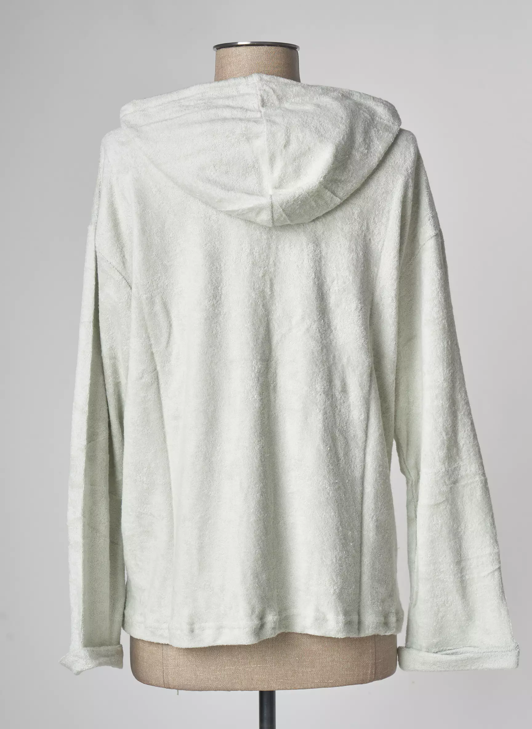 Lazy   Cosy Sweat Capuche Femme couleur gris