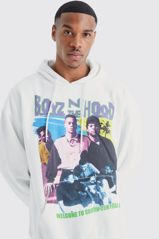 Oversize Hoodie mit lizenziertem Boyz In Hood Print