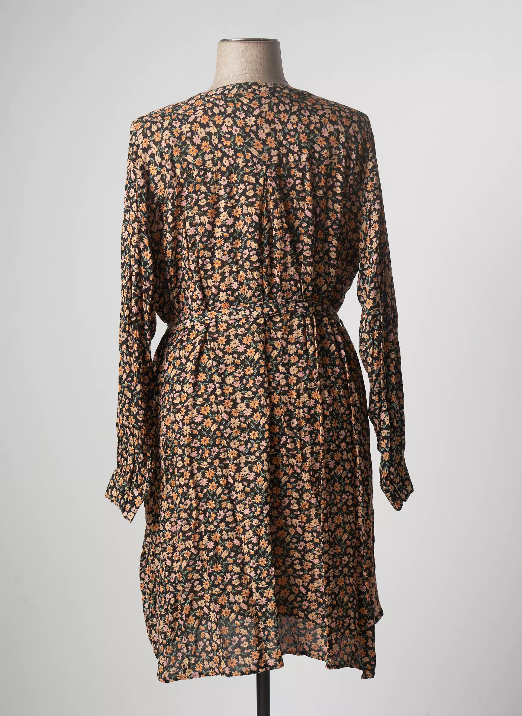 Zhenzi Robes Mi Longues Femme couleur noir