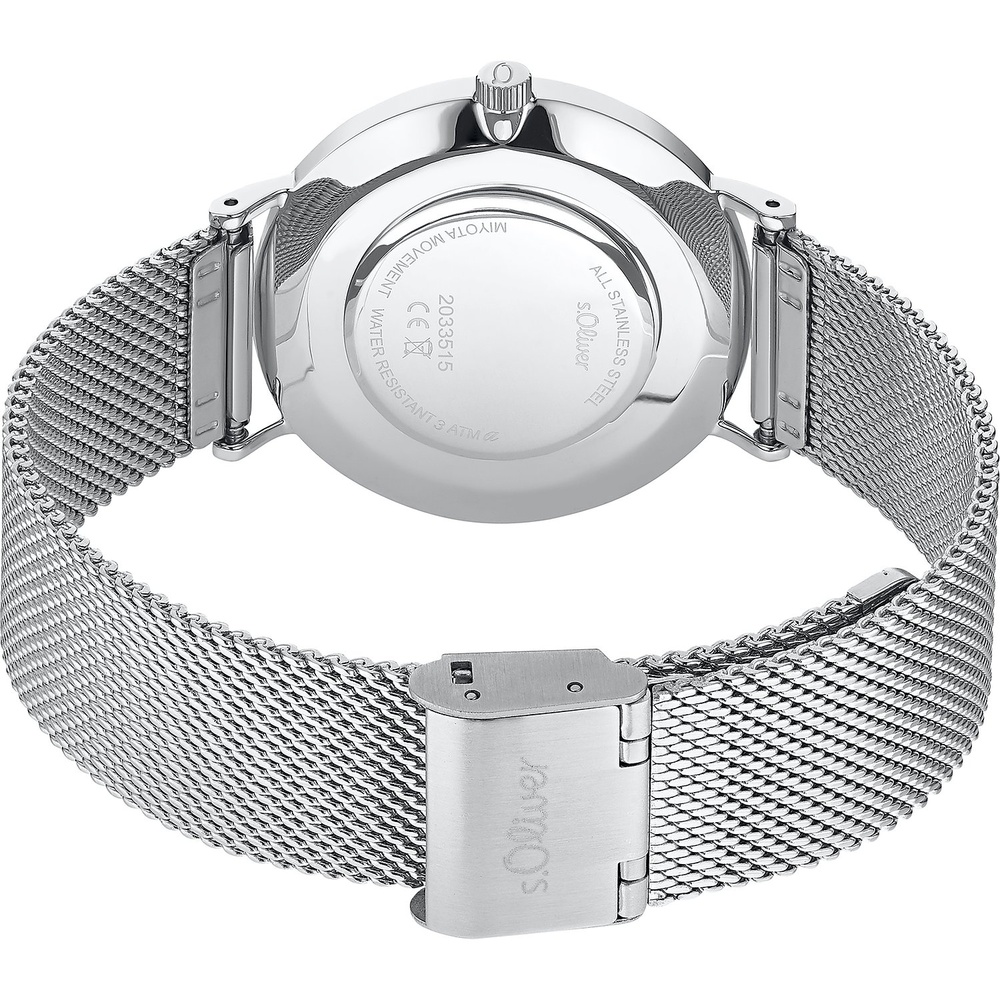 s.Oliver Montre pour femme Acier inoxydable Montre