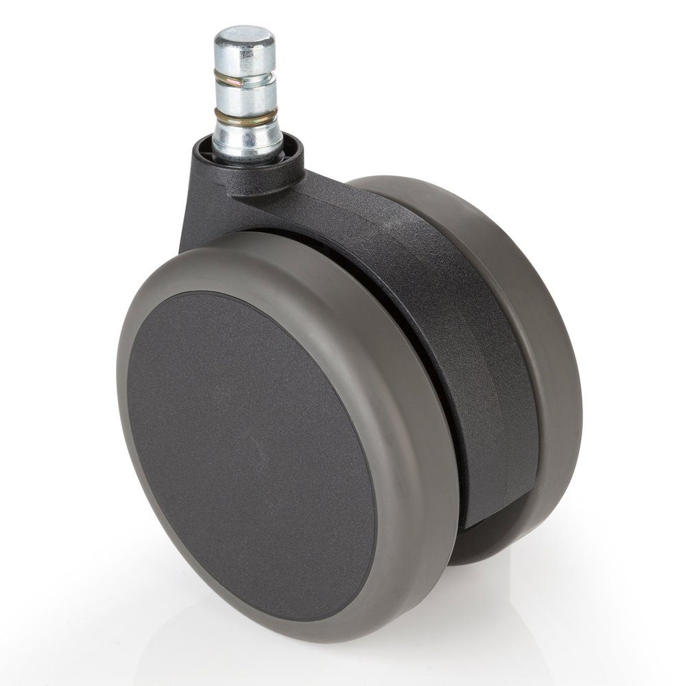 hjh OFFICE Stuhlrolle Stuhlrollen 5x ROLO No-Noise 11mm/75mm, (5er Pack)