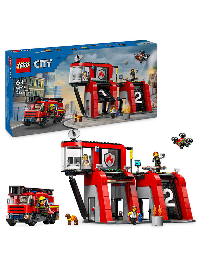 LEGO LEGO® City Feuerwehrstation mit Drehleiterfahrzeug - ab 6 Jahren günstig kaufen onesize