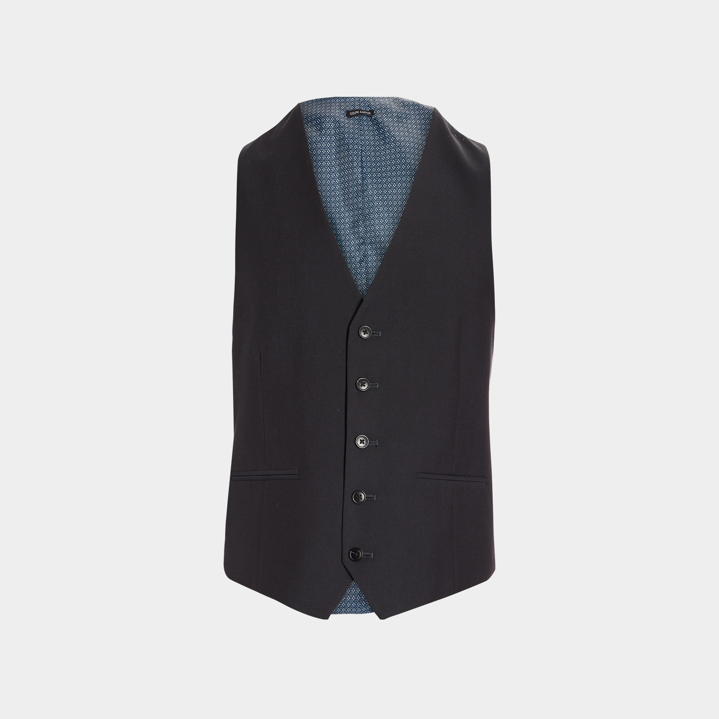 Gilet de costume sans manches bleu homme | La Halle