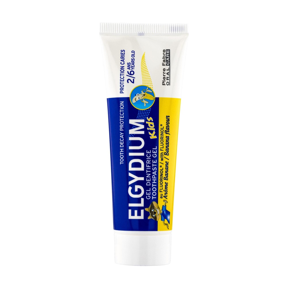 Oral Care ELGYDIUM Kids Protection Caries Banane Tube 50 ml dentifrice