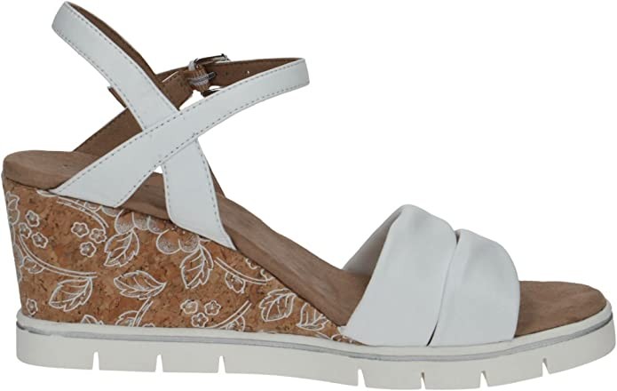 CAPRICE Klassische Sandalen weiss