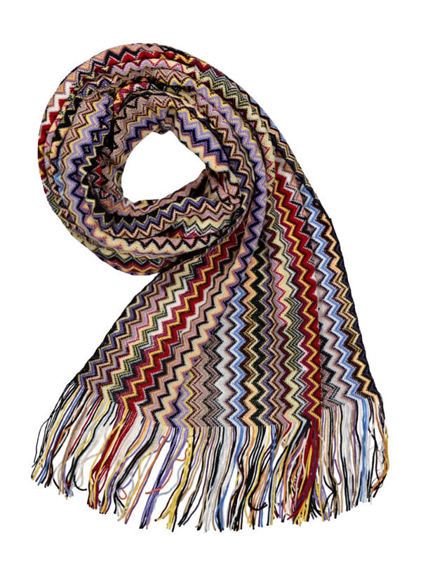 MISSONI, Schal, Schurwolle, multicolor
