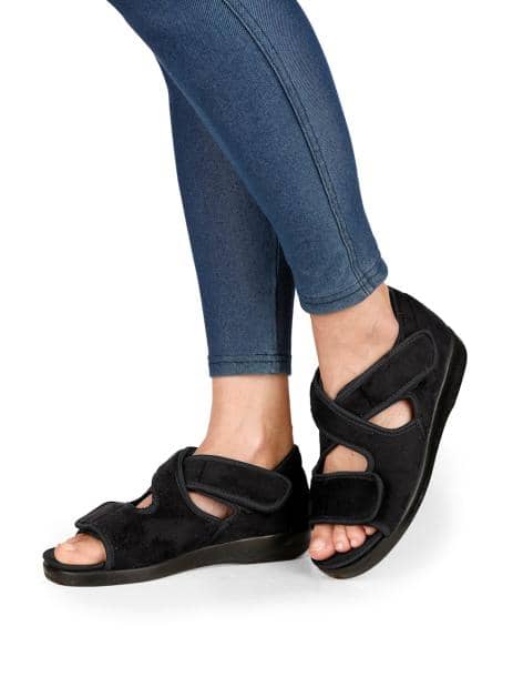Klettsandalette mit verstellbaren Klettverschlüssen