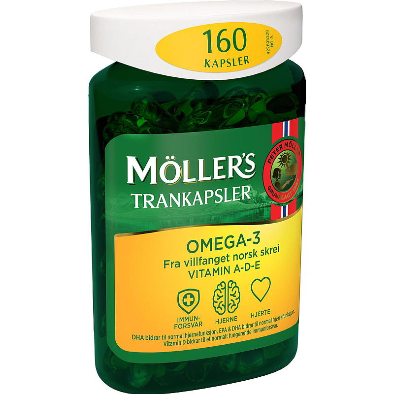 Möller's Möller`s trankapsler Omega -3 160 stk