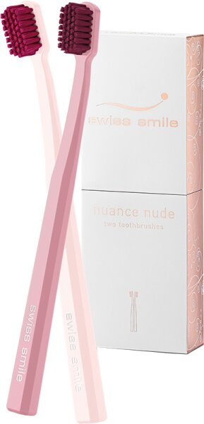 Swiss Smile Nuance Nude Farbe: Kirschblüte & Porzellan Zahnbürste