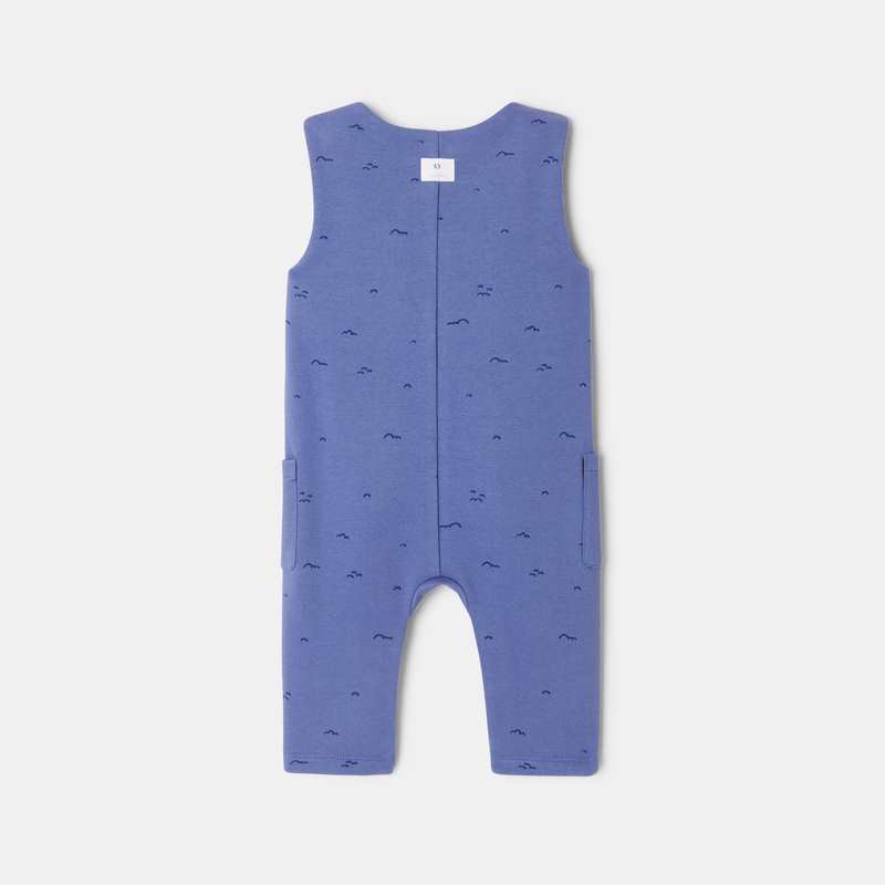 Salopette en molleton bleue mixte Absorba