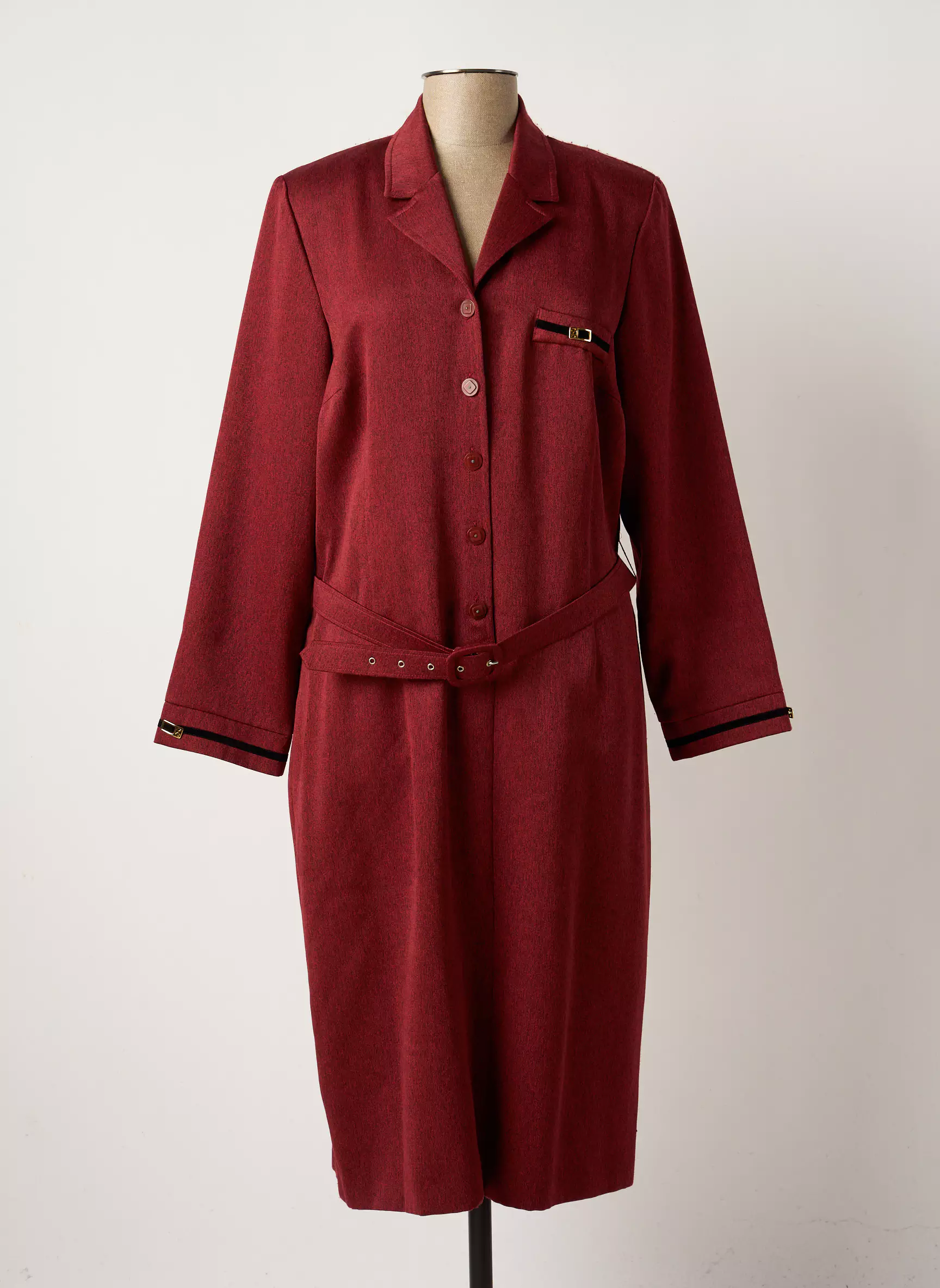 Paul Mausner Robes Mi Longues Femme couleur rouge