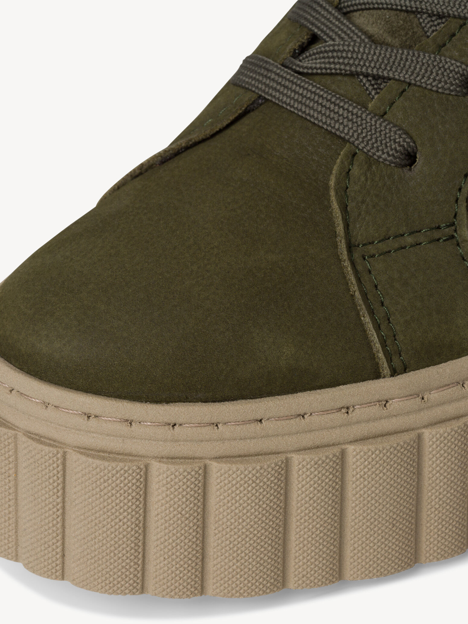 Bottine en cuir - vert
