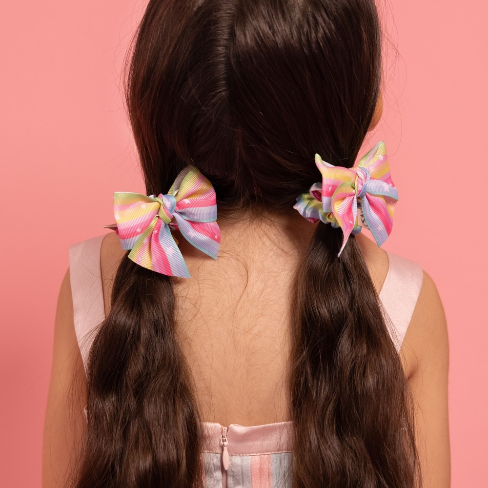 Invisibobble Kids Slim Sprunchie w. Bow Sweetsfor mysweet Elastique à cheveux