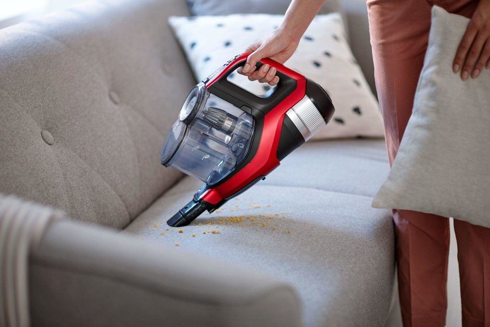 Philips Akku-Handstaubsauger XC7043/01 SpeedPro Max, beutellos, 360°-Saugdüse mit LEDs, PowerBlade Digitalmotor, Dreifach-Filtersystem
