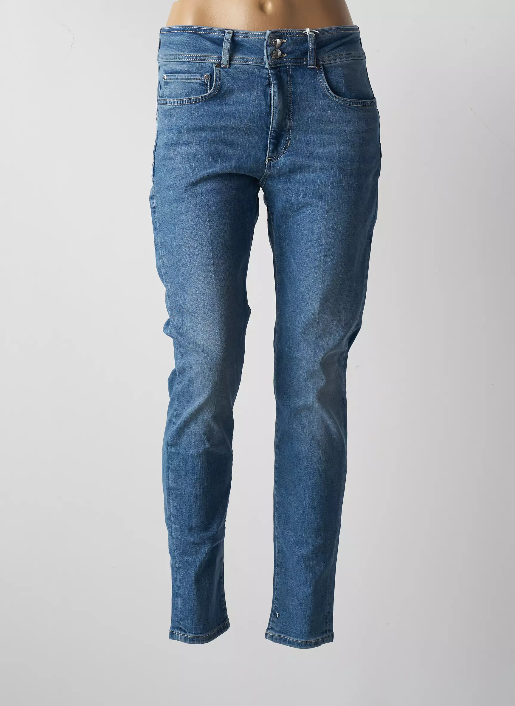 Guess Jeans Skinny Femme couleur bleu