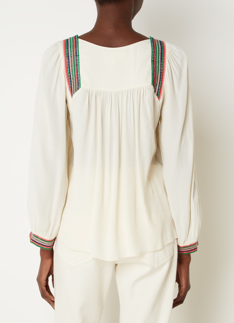 ba&sh Tomer tunic with embroidery