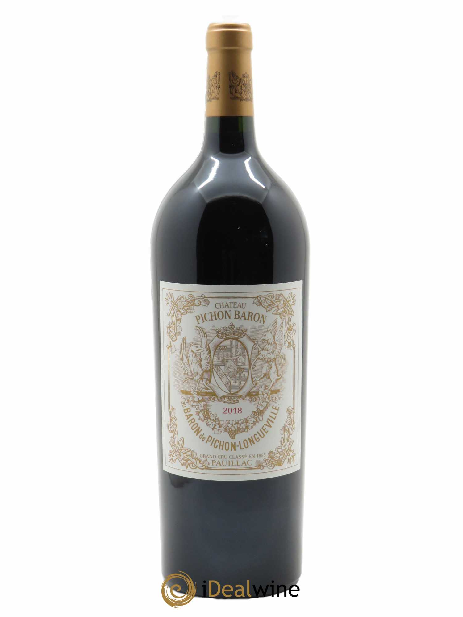 Pichon Longueville Baron 2ème Grand Cru Classé (CBO à partir de 6 bts) 2018 - Lot de 1 Magnum