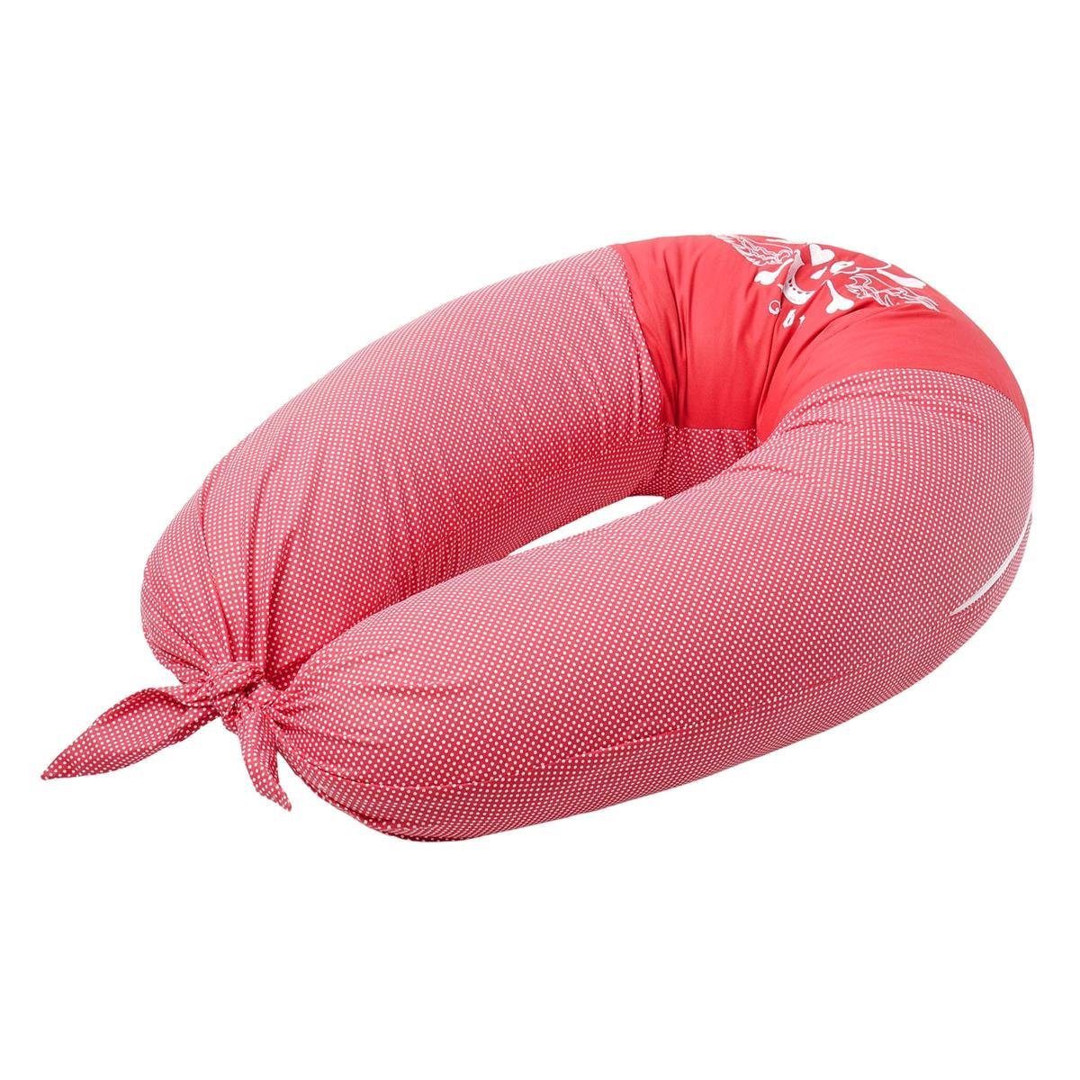 SEI Design Stillkissen Seitenschläferkissen Babynestchen Kuschelnest XXL, Schwangerschaftskissen mit Bezug, Bezug 100% Baumwolle