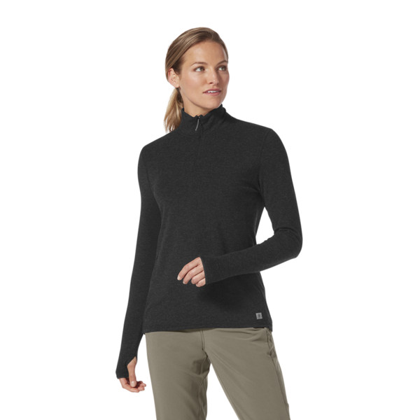 VENTURELAYER 200 1/4 ZIP L/S Damen - Funktionsshirt