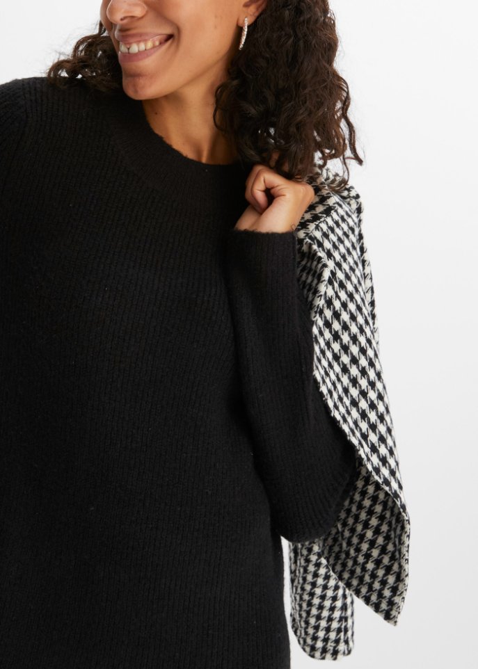 Strickkleid mit Reißverschluss