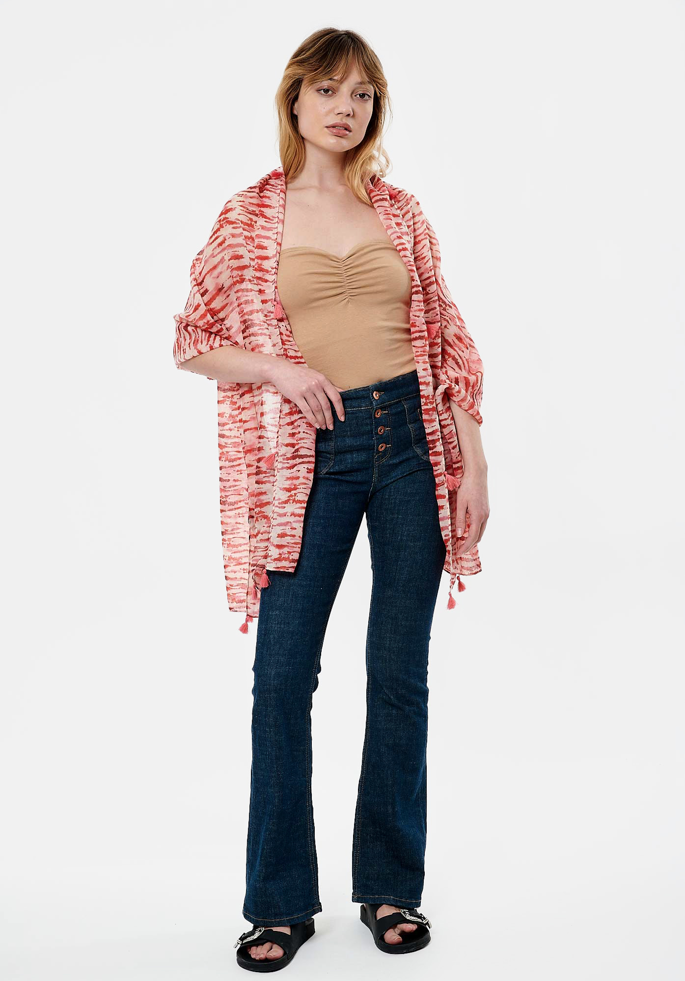 JYE    Chèche rose Femme