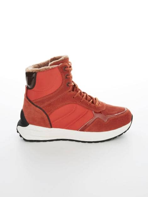 Schnürstiefelette mit Warmfutter