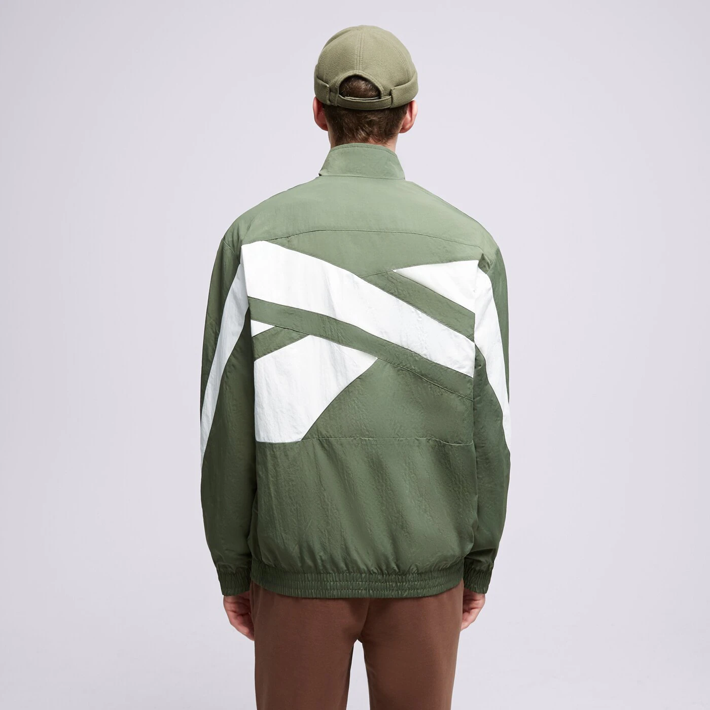 REEBOK SWEATSHIRT MIT REIßVERSCHLUSS   CL VECTOR TRACKTOP Khaki